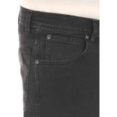 Abbildung von Wrangler Texas Jeans Slim Fit, Herren, Größe: 38x36, Cash black