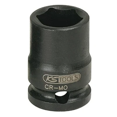 Abbildung von KS Tools 515.1542 1/4&quot; Sechskant Kraft Stecknuss, kurz, 6mm