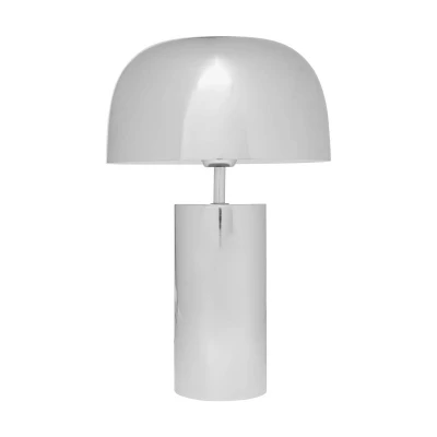 Abbildung von Kare Design Tischlampe Loungy Chrom, Metall, Moderne Tischleuchte, Schreibtischlampe, Büro, Wohnzimmer, Schlafzimmer, Office, keine Leuchtmittel inklusive, 38x25x25 (HxBxT)