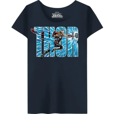 Abbildung von Marvel Damen Wotlatmts006 T Shirt, Marineblau, M
