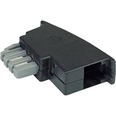 Abbildung von InLine 69941 Schnittstellenkabel und Adapter TAE N RJ11 schwarz