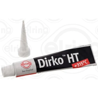 Abbildung von ELRING 458.422 Dichtstoff Tube Silikon 20 dauerelastisch, nicht lösungsmittelhaltig, UV beständig schwarz