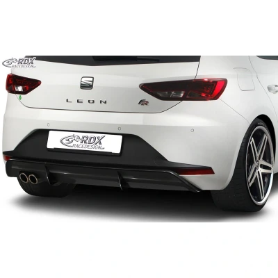 Abbildung von Heckschürzenansatz RDHA068 &#039;Diffuser&#039; Seat Leon 5F FR SC/5 türer 2013 exkl. ST/Cupra (ABS Schwarz glänzend)