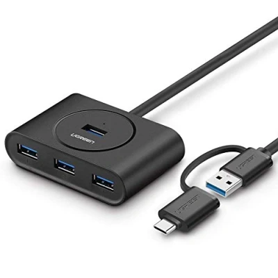 Abbildung von USB 3.0 + C 3.1 UGREEN 4 Port HUB, OTG