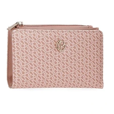 Abbildung von Pepe Jeans Megan Geldbörse mit Kartenfach, Rosa, 17 x 10 2 cm, Kunstleder, Talla única, Brieftasche Kartenhalter