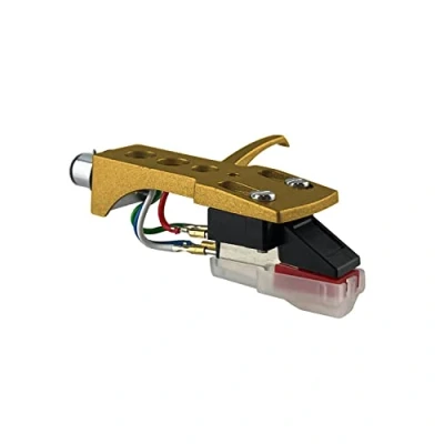 Abbildung von Headshell inkl. Tonabnehmersystem mit Nadel A 7 (gold)