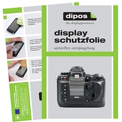 Abbildung von dipos I 5X Schutzfolie matt kompatibel mit Nikon D100 Displayschutz Folie