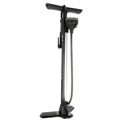 Abbildung von XLC Standpumpe digital PU S06 11 bar mit Dualkopf Ø 32mm Stahl