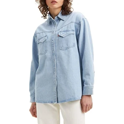 Abbildung von Levi&#039;s Dorsey Western Jeansjacke, Damen, Größe: Small, Long journey 1