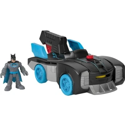 Abbildung von Fisher Price Imaginext GWT24 DC Super Friends Bat Tech Batmobil und Batman, Spielzeug ab 3 bis 8 Jahren