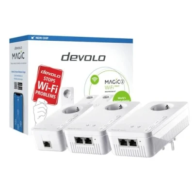 Abbildung von Devolo Magic 2 WiFi Next Multiroom Kit 8632 Powerline WLAN Starter 2400MBit/s