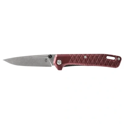 Abbildung von Gerber Taschenmesser mit Gürtelclip, Zilch, Klingenlänge: 7,9 cm, Gummi/7Cr17MoV Stahl, Rot, 31 004069