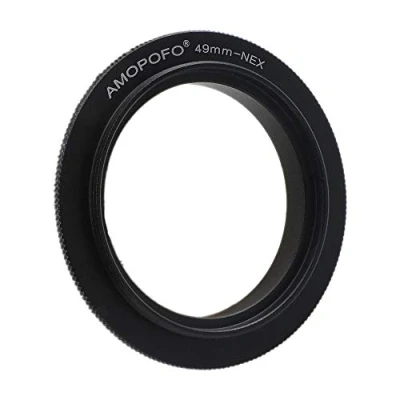 Abbildung von 49mm NEX Makro Umkehrring Ring,Geeignet für Makroaufnahmen,Kompatibel mit Sony E Bajonett, A6300,A7,A7R,NEX 6,NEX 5,NEX 3;NEX 5N,NEX C3,NEX 5R