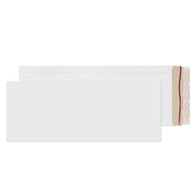 Abbildung von Blake Purely Packaging PPA24 RS Vollpapptaschen Versandtasche Abreißstreifen Weiß Pappe Haftklebung 350g/m² 440 x 170 mm 100 Stück