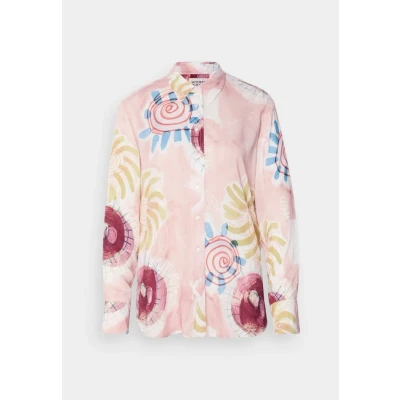 Abbildung von Scotch &amp; Soda Printed Relaxed FIT Shirt Hemdbluse, Damen, Größe: 38, Pink