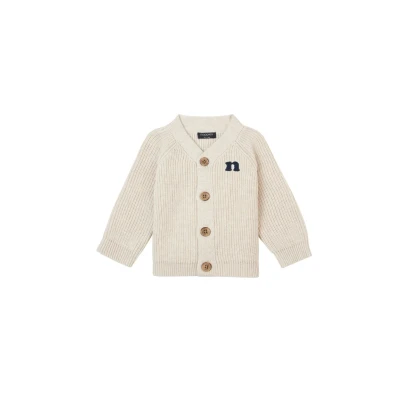 Abbildung von Noppies Garde Strickjacke für Kinder, Größe: 50, Oatmeal