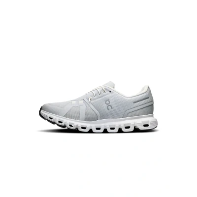 Abbildung von On Cloud 6 Walkingschuh Glacier white, Damen, Größe: 42.5, white Polyester