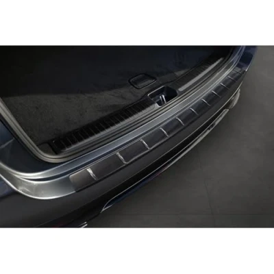 Abbildung von Avisa Schwarz Edelstahl Heckstoßstangenschutz kompatibel mit Mercedes GLE II (W167) Facelift exkl. AMG 2023 &#039;Ribs&#039;