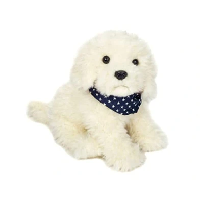 Abbildung von Hermann Teddy Tofftier Labradoodle Sitzend Kuscheltier für Kinder, Größe: One Size, Multi coloured