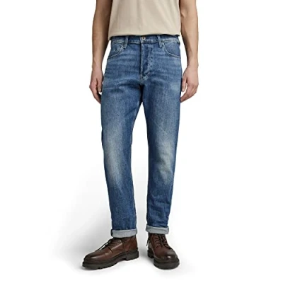 Abbildung von G STAR RAW Herren Triple A Regular Straight Jeans, Blau (faded santorini D19161 C911 C767), 31W / 32L