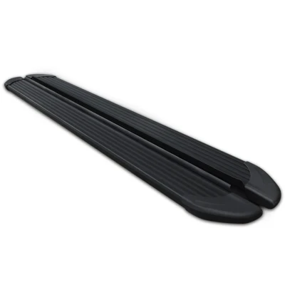 Abbildung von OMAC Trittbretter Seitenschweller kompatibel mit Ford Transit Custom 2012 2024 L2 Alu Schwarz