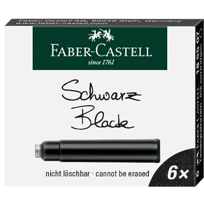 Abbildung von Faber Castell Tintenpatronen Schwarz