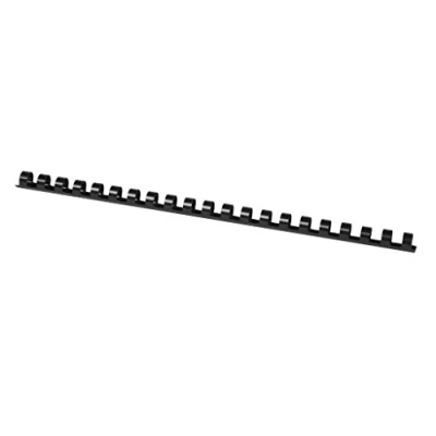 Abbildung von Q Connect KF24022 Binderücken für 95 Blatt, 100 Stück schwarz