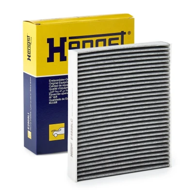 Abbildung von HENGST FILTER E4959LC Innenraumfilter Aktivkohlefilter 217 186 30 TOYOTA: Camry VIII Limousine, Corolla XII Schrägheck, Yaris IV, LEXUS: UX, RX IV