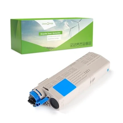 Abbildung von Green2Print Toner Cyan 6000 Seiten ersetzt Oki 46490623 passend für ES5432, ES5432DN, ES5442, ES5442DN, ES5463, ES5463DNMFP, ES5473MFP, ES5473