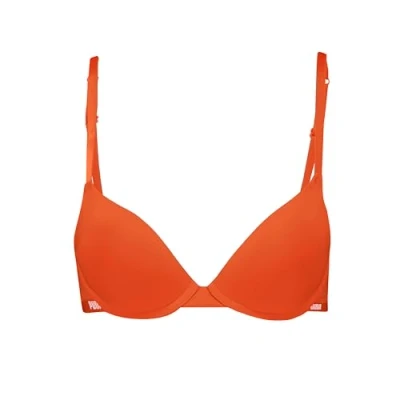 Abbildung von PUMA Women&#039;s 604051001 Push Up Bra, Flame Orange, 75D