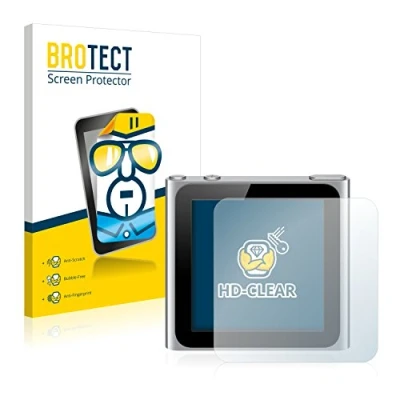 Abbildung von BROTECT (2 Stück Schutzfolie für Apple iPod nano 2010 (6. Gen.) Displayschutz Folie Ultra Klar