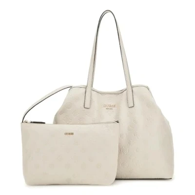 Abbildung von Guess Vikky II Large SET Shopping Bag, Damen, Größe: One Size, Stone logo