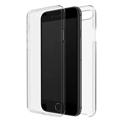 Abbildung von Black Rock Hülle 360 Grad Clear Case Passend für Apple iPhone 7 Plus/ 8 Plus I Handyhülle Durchsichtig, Kratzschutz Cover, TPU (Transparent)