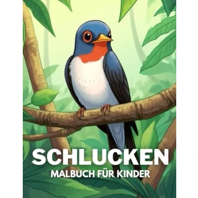 Abbildung von Schlucken Malbuch für Kinder: +40 lustige und einfache Zeichnungen von niedlichen zum Ausmalen Kinder, Jungen Faultiere, die lieben Stress abbauen entspannen