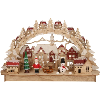Abbildung von Myflair Möbel &amp; Accessoires LED Schwibbogen &quot;Weihnachtsdeko&quot;, aus Holz, mit Beleuchtung, Höhe ca. 27 cm