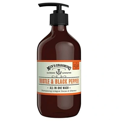 Abbildung von Scottish Fine Soaps Thistle &amp; Black Pepper All In One Wash 500ml Pump Bottle