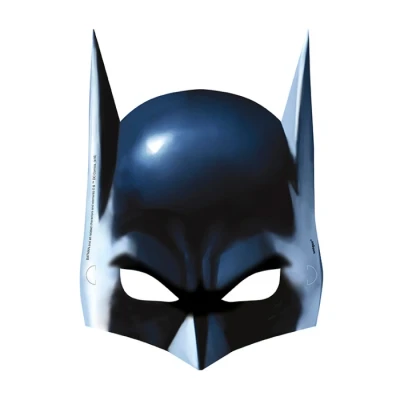 Abbildung von Masken Batman Cardboard 8 Stücke
