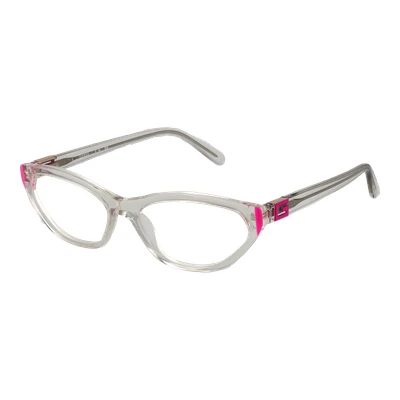 Abbildung von Guess Damen GU50146 026 Rahmen von BRILLEN Acetat Transparent Geometrisch Normal