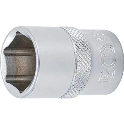 Abbildung von BGS 2919 Steckschlüssel Einsatz Sechskant 12,5 mm (1/2&quot;) SW 19 CV Stahl Stecknuss