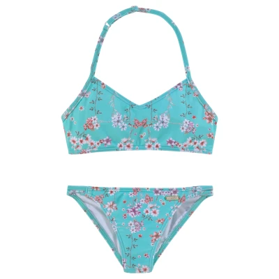 Abbildung von Sunseeker Ditsy SUN SET Bikini für Kinder, Größe: 158/164, Turquoise