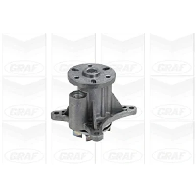 Abbildung von GRAF PA1067 Wasserpumpe mit Dichtring mechanisch Stahlblech für Keilrippenriementrieb CITROËN: C5 III Kombi, PEUGEOT: 407 Coupe, 607 Limousine, SW