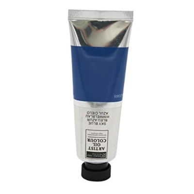 Abbildung von MAGI® Ölfarbe, 50 ml Tube feine Künstlerqualität, hochwertige Farben zum Malen (15 himmelblau)