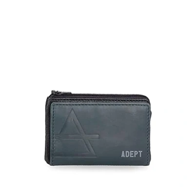 Abbildung von joumma bags,s.l. Adept Jim Horizontale Geldbörse mit Blau 11 x 8 1 cm Leder, blau, Quertasche