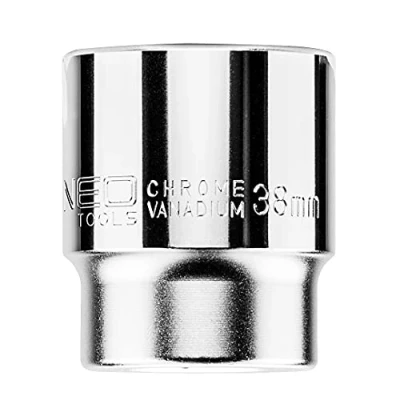 Abbildung von NEO TOOLS 08 312 Steckschlüsseleinsatz 3/4 3124 38 mm Chrom Vanadium Stahl Sechskant