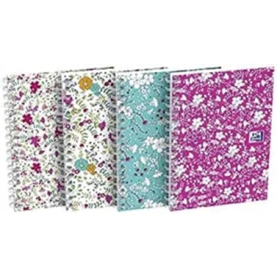 Abbildung von 10 x Oxford Collegeblock ForMe Floral A6 50 Blatt kariert Designs sort