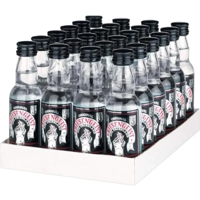 Abbildung von Friesengeist Kornbrand 24 x 40ml in Holzfässern gelagert aromatischer Geschmack nach ostfriesischem Originalrezept hergestellt