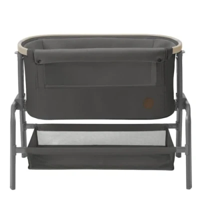 Abbildung von Maxi Cosi Beistellbett Iora Graphite Eco, Babybett, klappbar, inkl. Matratze &amp; Reisetasche ab Geburt 6 Monate