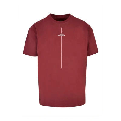 Abbildung von Merchcode Think Different Heavy Tshirt print, Herren, Größe: Large, Cherry