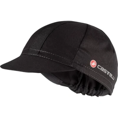 Abbildung von CASTELLI Men&#039;s Endurance Cap Hat, Schwarz Weiss, Einheitsgröße