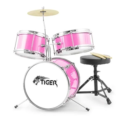Abbildung von Tiger Jasmin JDS7 PK 3 teiliges Schlagzeugset Rosa